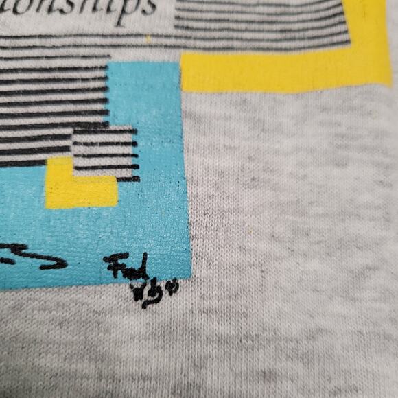 Vintage 1993 Woodbine Swim Club T-Shirt Mens Small Single Stitch - Picture 3 of 11